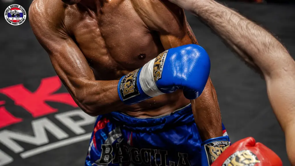 Close-up of a Muay Thai fighter in Phuket